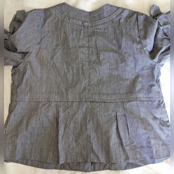 Cato Women's Three Button Striped Accent Jacket - Picture 9 of 11